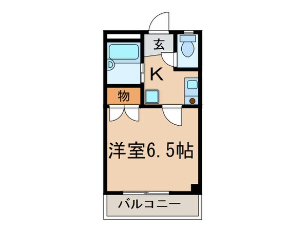 オ－シャンハイツ朝日が丘の物件間取画像